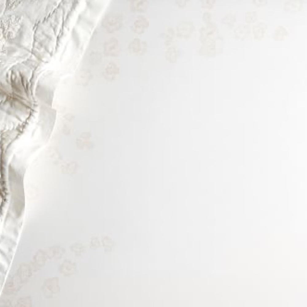 Pottery barn kids baby sheet Monique Lhullier floral